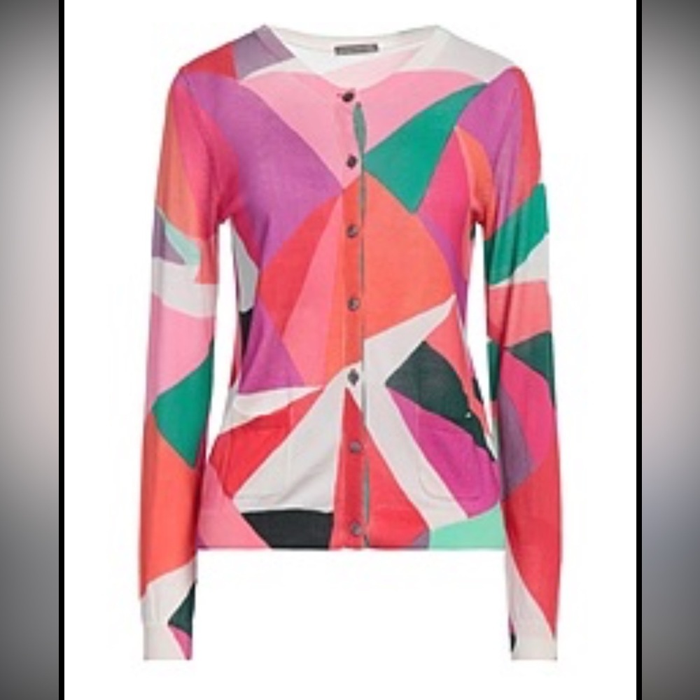 In Bed With You Printed Cardigan, Size Xs